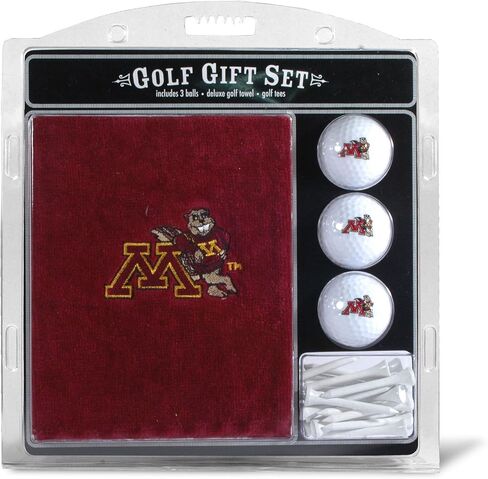 مجموعة هدايا Team Golf NCAA منشفة جولف مطرزة، 3 كرات جولف، و14 تي شيرت جولف مقاس 2-3/4 بوصة، منشفة ثلاثية الطي 16 بوصة × 22 بوصة و100% قطن in Kuwait