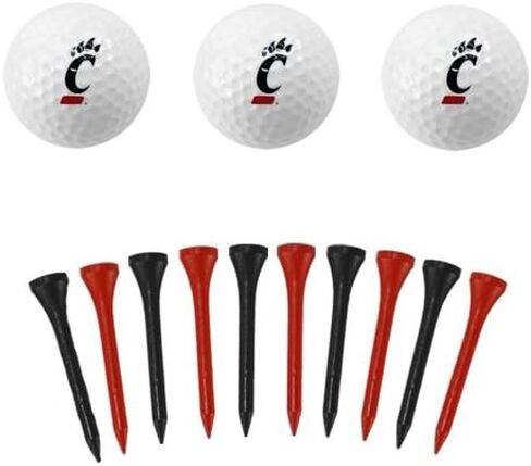 مجموعة هدايا Team Golf NCAA منشفة جولف مطرزة، 3 كرات جولف، و14 تي شيرت جولف مقاس 2-3/4 بوصة، منشفة ثلاثية الطي 16 بوصة × 22 بوصة و100% قطن in Kuwait