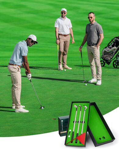 Bruiefpap Golf Pen - Funny Gag Gift for Golf Lovers, Men - Mini Desk Golf Set, Christmas Stocking Stuffer in Kuwait