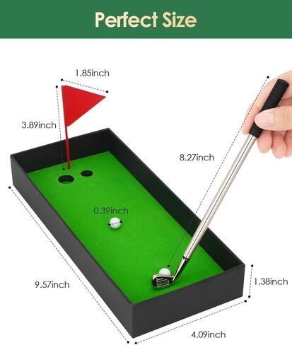Bruiefpap Golf Pen - Funny Gag Gift for Golf Lovers, Men - Mini Desk Golf Set, Christmas Stocking Stuffer in Kuwait