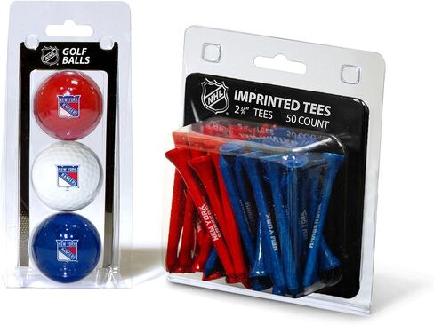 كرات جولف مطبوعة بشعار Team Golf NHL (عدد 3) وتي شيرتات جولف تنظيمية مقاس 2-3/4 بوصة (عدد 50)، متعددة الألوان in Kuwait