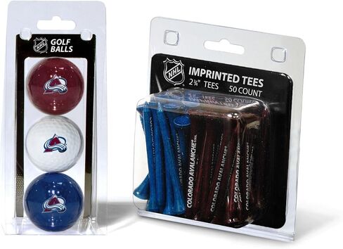 كرات جولف مطبوعة بشعار Team Golf NHL (عدد 3) وتي شيرتات جولف تنظيمية مقاس 2-3/4 بوصة (عدد 50)، متعددة الألوان in Kuwait