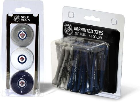 كرات جولف مطبوعة بشعار Team Golf NHL (عدد 3) وتي شيرتات جولف تنظيمية مقاس 2-3/4 بوصة (عدد 50)، متعددة الألوان in Kuwait