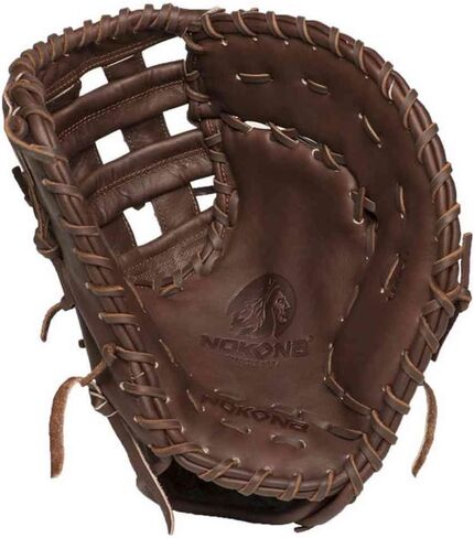 قفاز بيسبول Nokona X2 Elite X2-N70H/L First Base H Web Handers Baseball (بني، قاذف اليد اليمنى) in Kuwait