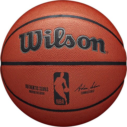 كرة سلة WILSON NBA Authentic Series - داخلية/خارجية، مقاس 5 - 27.5 بوصة in Saudi Arabia