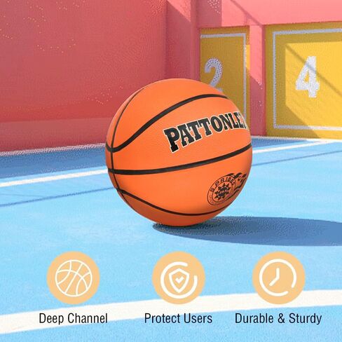 كرة سلة مطاطية مقاس 7/29.5 بوصة كرة سلة رسمية للرجال داخل وخارج المنزل للعب في الفناء الخلفي الداخلي والحديقة الخارجية والشاطئ وحمام السباحة in Kuwait