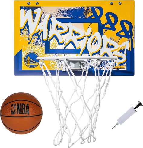Franklin Sports NBA Team Over the Door Basketball Hoops - Kids Indoor Mini Basketball Hoop + Ball Set - NBA Fan Mini Hoops in Saudi Arabia