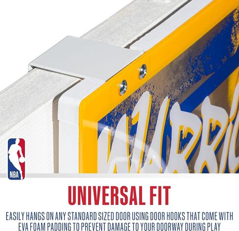 Franklin Sports NBA Team Over the Door Basketball Hoops - Kids Indoor Mini Basketball Hoop + Ball Set - NBA Fan Mini Hoops in Saudi Arabia