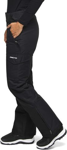 Arctix Women's Snow Sports Insulated Cargo Pants, Black, Large in Saudi Arabia