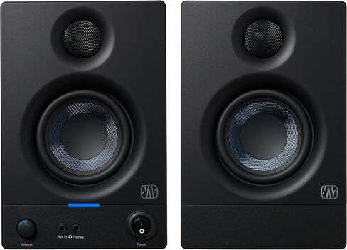 شاشات استوديو PreSonus Eris 3.5، زوج — سماعات مراقبة نشطة تعمل بالطاقة لإنتاج الموسيقى في المجال القريب، كمبيوتر مكتبي، صوت Hi-Fi in Kuwait