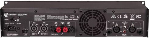 مضخم طاقة ستيريو Crown Audio XLS 1502 بقدرة 525 وات عند 4 أوم (XLS1502) مع أشرطة تثبيت وكابل 2X XLR-XLR in Saudi Arabia