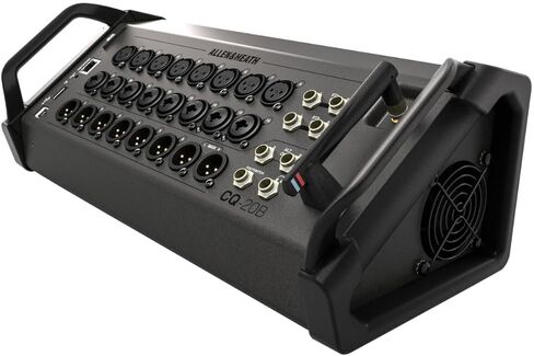 Allen & Heath AH-CQ20B Ultra-Compact 20in / 8out Digital Mixer Bundle w/ 2-Pack Pig Hog PHM15 Pig Hog 8mm Mic Cable, Power Cable and Liquid Audio Polishing Cloth in Saudi Arabia
