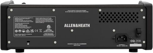 Allen & Heath AH-CQ20B Ultra-Compact 20in / 8out Digital Mixer Bundle w/ 2-Pack Pig Hog PHM15 Pig Hog 8mm Mic Cable, Power Cable and Liquid Audio Polishing Cloth in Saudi Arabia