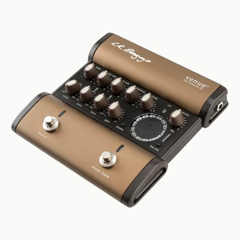 L.R. Baggs Venue DI Acoustic Guitar Preamp Direct Box Studio and Stage Pedal Tonebird Bundle with Cable, Polish Cloth, Dunlop Picks, Tonebird 9V Adapter in Saudi Arabia