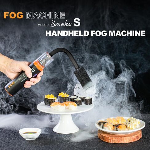 LENSGO Smoke S Hand-held Fog Machine, Portable Smoke Machine with Remote Control Fogger for Photography, Outdoor Events, Parties, Stage Effects, Disinfection or Weddings in Saudi Arabia