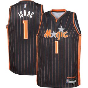 Outerstuff Jonathan Isaac Orlando Magic Gray #1 Kids Youth 8-20 Alternate Swingman Jersey