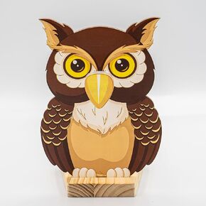 Owl Eyeglass Holder Stand, Cute Animal Glasses Holder, Spectacle Holder Stand Sunglasses Display Rack for Home Office Desk Decor Accessories