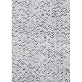 Couristan Prairie Area Rug - Vesle 2'3" X 7'10" Runner in Ice Caps Color, Chevron, Non Skid, Home Decor