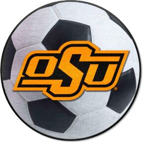 FANMATS 4134 Oklahoma State Cowboys Baseball Shaped Accent Rug - 27in. Diameter