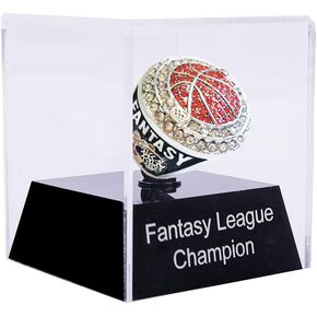 Fantasy Basketball Championship Ring League Trophy Champion Ring Prize