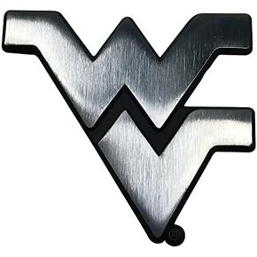 West Virginia University WVU Mountaineers Premier Metal Auto Emblem (Matte)