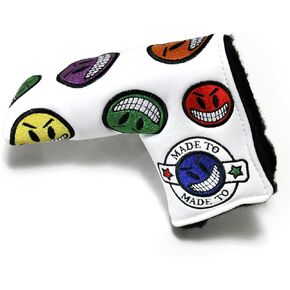Joker Smiley Face Magnetic Putter Cover Headcover for Scotty Cameron Taylormade Odyssey Blade