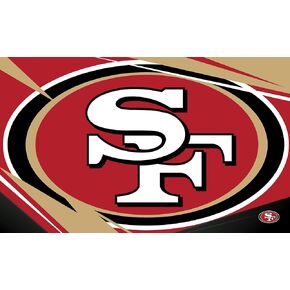 Northwest The Company NFL San Francisco 49ers Washable Rug, 36" x 60", Shredder, Team Colors