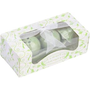 Seasoning Can Two Peas in Pod Ceramic Salt Pepper Shaker Wedding Party Gifts Set Spice jar Storage Drawer