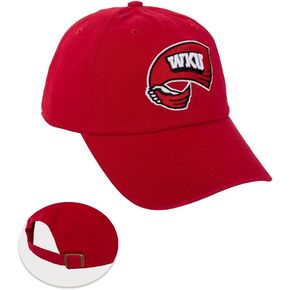 Desert Cactus Western Kentucky University Baseball Hat WKU Hilltoppers Brimmed Embroirderd Cap Adjustable Cloth Strap Adult (Style A) Red