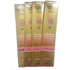 Gonesh Incense Sticks - Cinnamon lot of 4