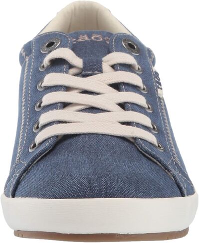 Taos Star Women's Sneaker - Iconic Style with Canvas Design for Everyday Adventures - Custom Fit Lacing and Removable Footbed with Arch Support for All Day Comfort Grey Wash Canvas 10 W US in Saudi Arabia