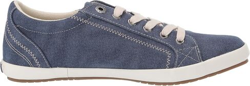 Taos Star Women's Sneaker - Iconic Style with Canvas Design for Everyday Adventures - Custom Fit Lacing and Removable Footbed with Arch Support for All Day Comfort Grey Wash Canvas 10 W US in Saudi Arabia