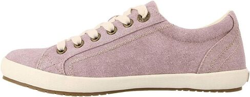 Taos Star Women's Sneaker - Iconic Style with Canvas Design for Everyday Adventures - Custom Fit Lacing and Removable Footbed with Arch Support for All Day Comfort Grey Wash Canvas 10 W US in Saudi Arabia