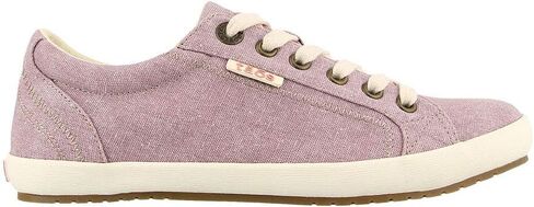Taos Star Women's Sneaker - Iconic Style with Canvas Design for Everyday Adventures - Custom Fit Lacing and Removable Footbed with Arch Support for All Day Comfort Grey Wash Canvas 10 W US in Saudi Arabia