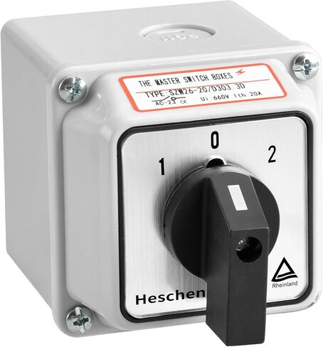 SZW26-20/D303.3D 660V 20A 3 Position 3 Phase 12 Terminals CE Rotary Cam Switch Universal Rotary Cam Change Switch with Outdoor Master Switch LW28-20/4 in Saudi Arabia