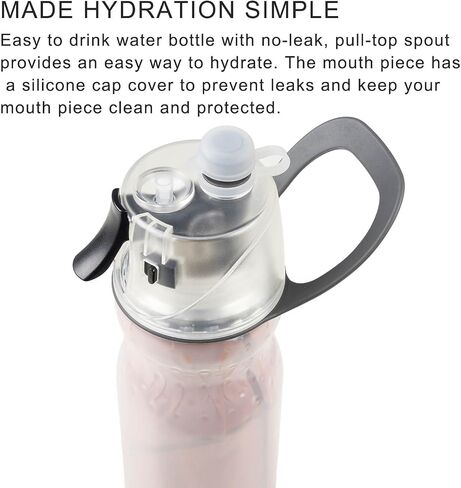 Soccer Water Bottles Gifts for Boys Girls Misting Sports Water Bottle for Kids School 20 oz Insulated Leak Proof Mist and Sip Waterbottle in Saudi Arabia