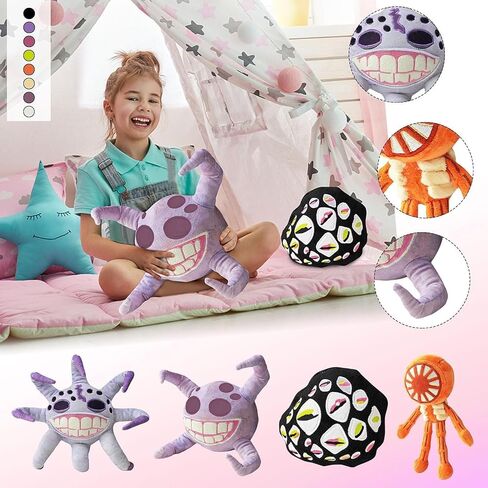 Doors Plushies, 2024 Doors Floor 2 Plush 7.8" Ambush Plush Stuffed Plush Pillow Doll Present for Kids and Adults Halloween Christmas Birthday in Saudi Arabia