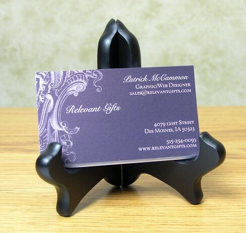 BANBERRY DESIGNS Black Folding Easels - Premium Quality Display Stands - 4" H - Set of 3 - Ideal for Small Plates Plaques Books Tiles in Saudi Arabia