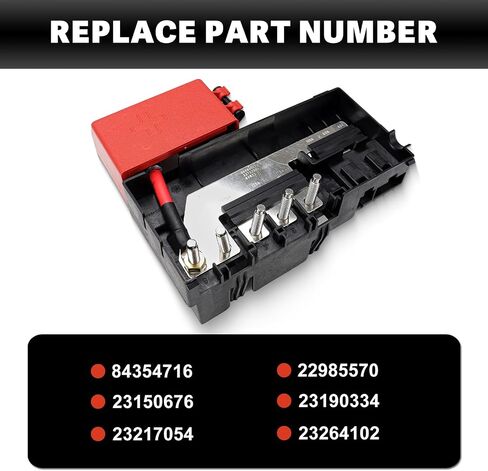 ustar 84354716 كتلة الصمامات توزيع البطارية متوافقة مع 2015-2020 تشيفي سوبربان تاهو جي إم سي يوكون إسكاليد، 2014-2016 تشيفي سيلفرادو جي إم سي سييرا 1500، 2015-2016 سيلفرادو سييرا 2500 HD 3500 HD in Saudi Arabia