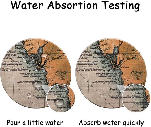 قواعد أكواب دارات الماصة مع مجموعة حامل مكونة من 8 قطع، قواعد للمشروبات، هدية فريدة من نوعها للترحيب بالمنزل الجديد، قاعدة أكواب مستديرة مقاس 4 بوصات لغرفة النوم، المنزل، المكتب، البار، غرفة الطعام، غرفة المعيشة، المطبخ (ماندالا) in Kuwait