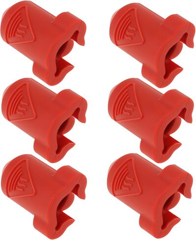 6pcs Hotend Silicone Sock Heating Block Silicone Cover Fit for Creality K1C Ender 3 V3 / V3 Plus / V3 KE / K1 / K1 Max/CR-10 SE (Red) in Saudi Arabia
