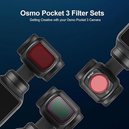 Skyreat Macro Lens & Anamorphic Lens for DJI Osmo Pocket 3 Creator Combo Accessories in Saudi Arabia