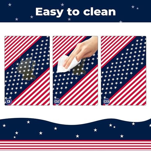 Childom 2 Pack Patriotic Tablecloth,Disposable Plastic Tablecloth 54" x 108" Patriotic Decorations Birthday Party Supplies for Camping,Memorial,Veterans in Kuwait