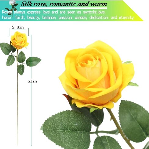Rose Flower, Artificial Rose Flower, Holiday Decorations, Lifelike Silk Flowers/9 Pieces (Blue Rose Flower) in Saudi Arabia