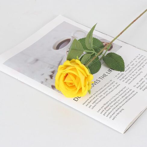 Rose Flower, Artificial Rose Flower, Holiday Decorations, Lifelike Silk Flowers/9 Pieces (Blue Rose Flower) in Saudi Arabia