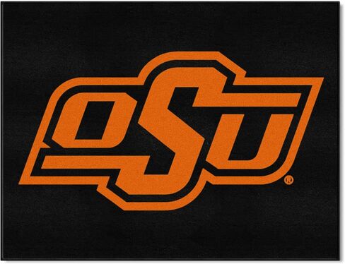 FANMATS 4134 Oklahoma State Cowboys Baseball Shaped Accent Rug - 27in. Diameter in Saudi Arabia