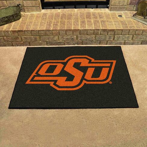 FANMATS 4134 Oklahoma State Cowboys Baseball Shaped Accent Rug - 27in. Diameter in Saudi Arabia