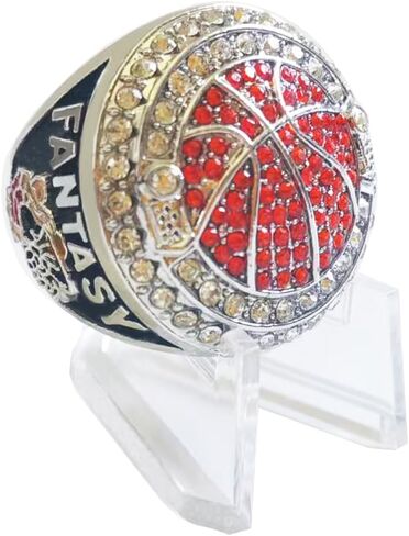 Fantasy Basketball Championship Ring League Trophy Champion Ring Prize in Kuwait