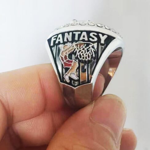 Fantasy Basketball Championship Ring League Trophy Champion Ring Prize in Kuwait