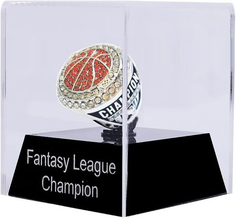 Fantasy Basketball Championship Ring League Trophy Champion Ring Prize in Kuwait